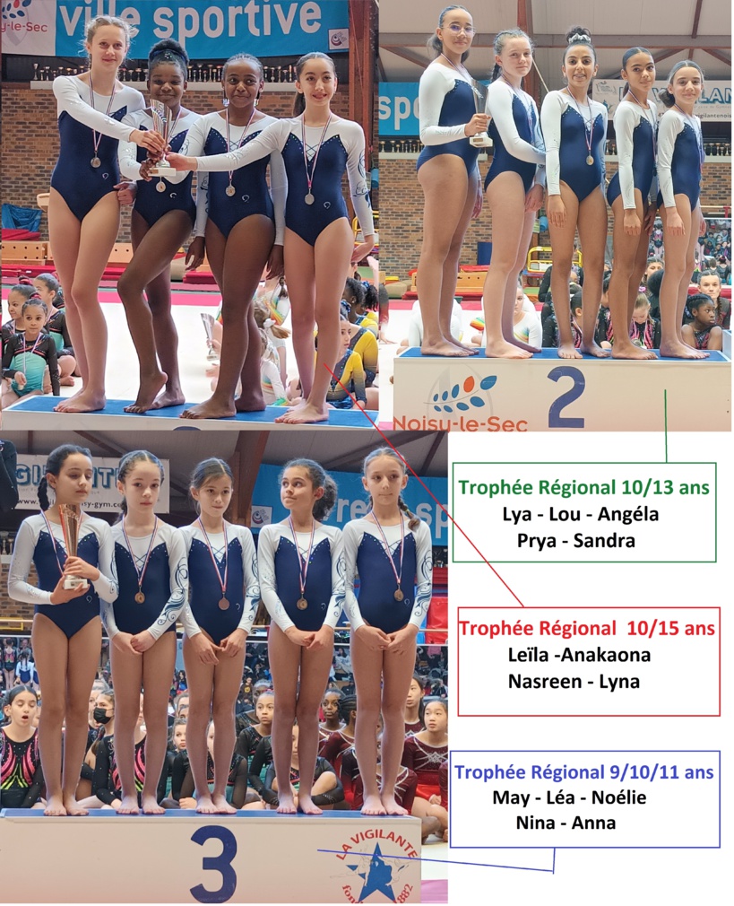 Dépt 2 féminin. 3 équipes, 3 podiums. Dépt 2 féminin. 3 équipes, 3 podiums.