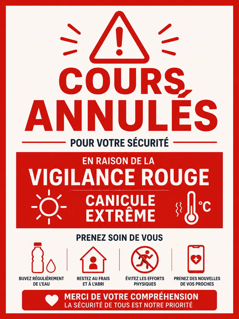 Vigilance ROUGE - Canicule extrême Vigilance ROUGE - Canicule extrême