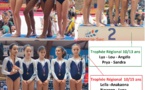 Dépt 2 féminin. 3 équipes, 3 podiums.